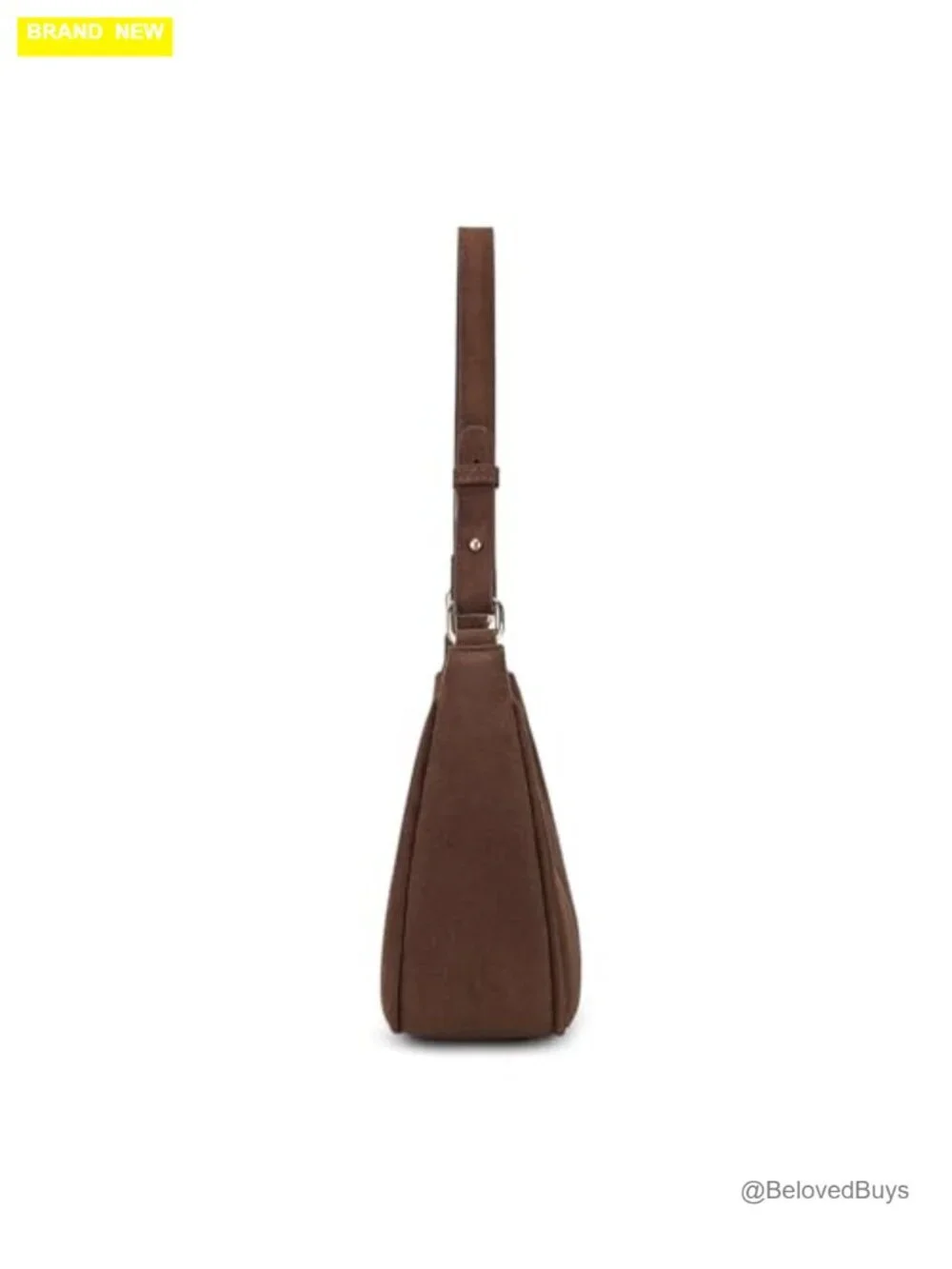 PU Leather Hobo Shoulder Bag with Zipper Closure - Cute Mini Tote Purse